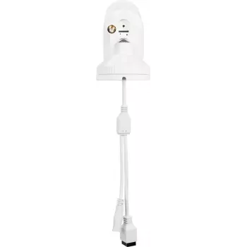 Cámara de vigilancia IP tipo domo ABUS PPIC54520 exterior con cable y sin cable 4K 3840x2160 4 mm objetivo 85° horizontal 1 lx blanco