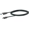 Cable USB Schwaiger CK 3141 USB 3.2 Gen 1 1m USB A USB C negro