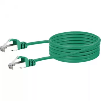 Cable de red Schwaiger CKB6010 059 RJ-45 Cat6 1 m verde