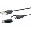 Cable USB Schwaiger CK 3112 USB 2.0 1m USB A Micro-USB B negro