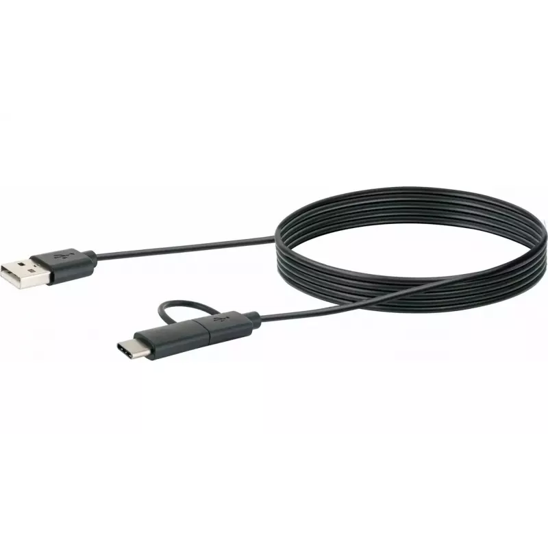 Cable USB Schwaiger CK 3112 USB 2.0 1m USB A Micro-USB B negro