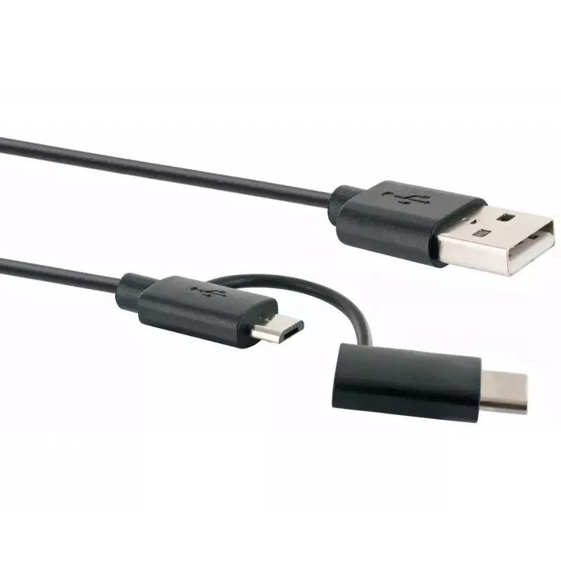 Cable USB Schwaiger CK 3112 USB 2.0 1m USB A Micro-USB B negro