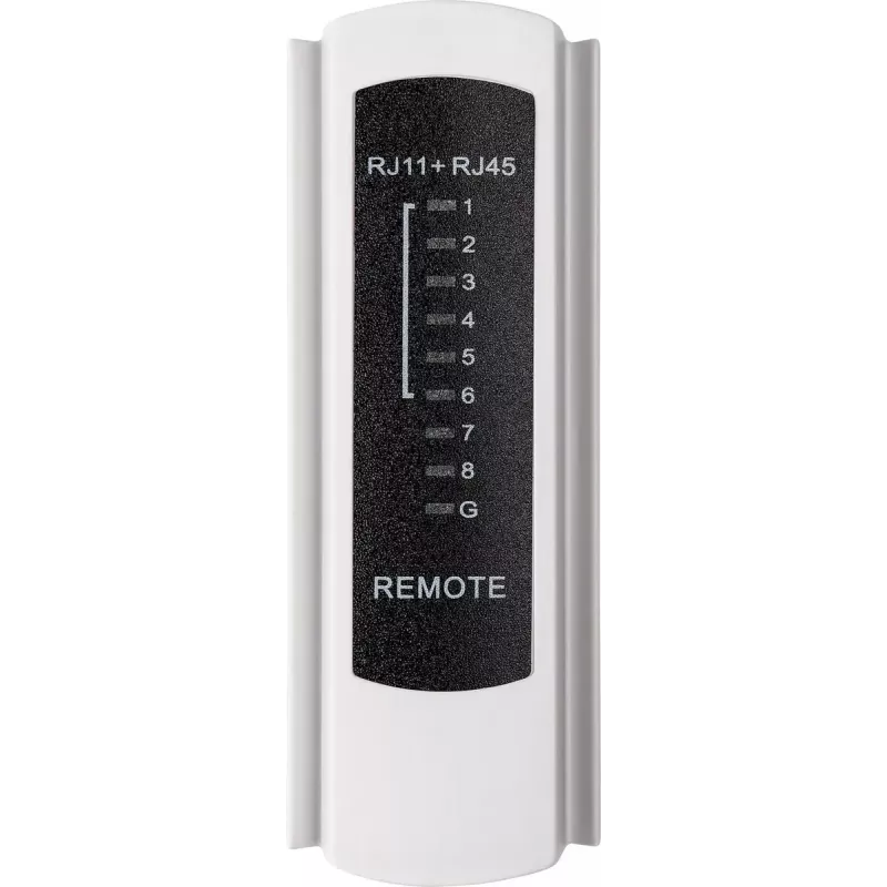 Comprobador de cables de red Schwaiger NWM1 531 RJ-11 RJ-45 negro blanco
