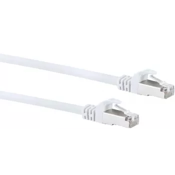 Cable de red SCHWAIGER CKB6300 052 — Cat6 SF/UTP (S-FTP), RJ-45 a RJ-45, 30 m, blanco