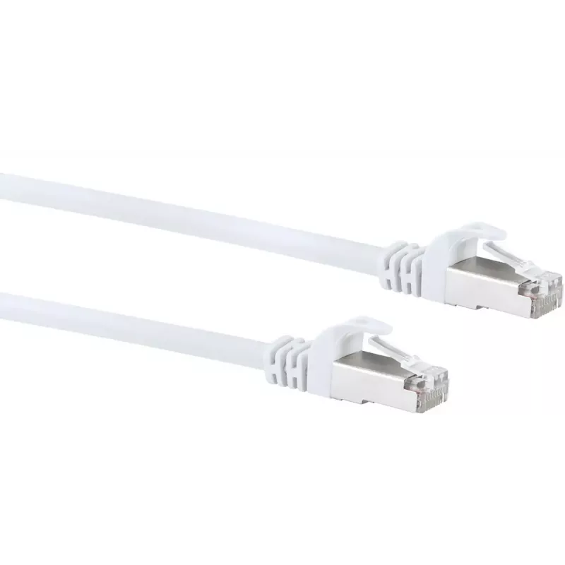 Cable de red SCHWAIGER CKB6300 052 — Cat6 SF/UTP (S-FTP), RJ-45 a RJ-45, 30 m, blanco