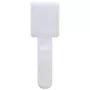 Organizador de cables Schwaiger KMWC2010, clips de pared para cables, blanco 10 uds.