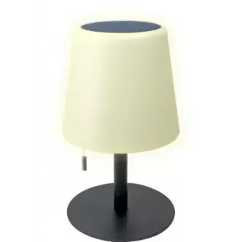 Lámpara de mesa SCHWAIGER TILA0166 LED 13×0,18 W táctil, batería 1800 mAh, 5 V, negro/blanco