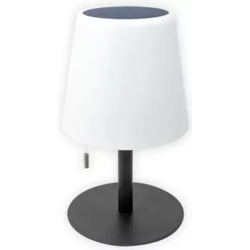 Lámpara de mesa SCHWAIGER TILA0166 LED 13×0,18 W táctil, batería 1800 mAh, 5 V, negro/blanco