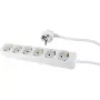 Alargador eléctrico Schwaiger STSL0614 1,4m 6 tomas para interior blanco