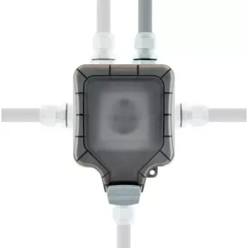 Toma de corriente Schwaiger SOAD0100 gris IP66 230V 16A
