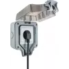 Toma de corriente Schwaiger SOAD0100 gris IP66 230V 16A