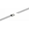 Bridas de acero inoxidable Schwaiger 10 uds.