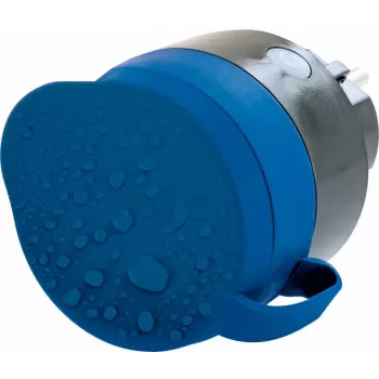 Toma de corriente Schwaiger SOAW0044 azul gris IP44 230V 16A