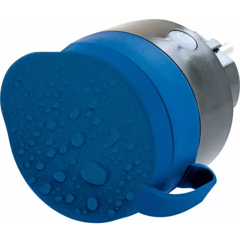 Toma de corriente Schwaiger SOAW0044 azul gris IP44 230V 16A