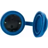Toma de corriente Schwaiger SOAW0044 azul gris IP44 230V 16A