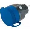 Toma de corriente Schwaiger SOAW0044 azul gris IP44 230V 16A