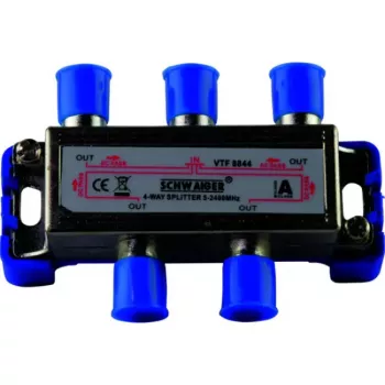 Splitter de cable Schwaiger VTF8844 241 rango de frecuencia 5 - 2400 MHz
