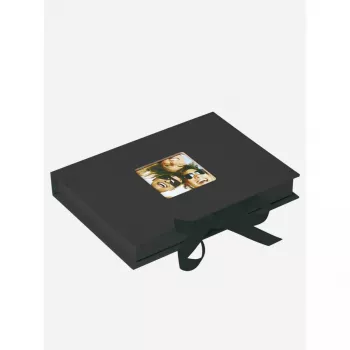 Walther Design Fun caja de regalo para 70 fotos 13x18, negro (FB-112-B)