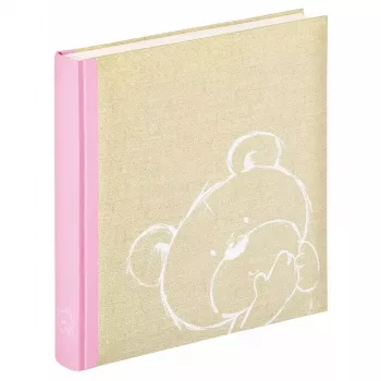 Álbum de fotos Walther Design Baby Dreamtime marrón rosa 50 hojas