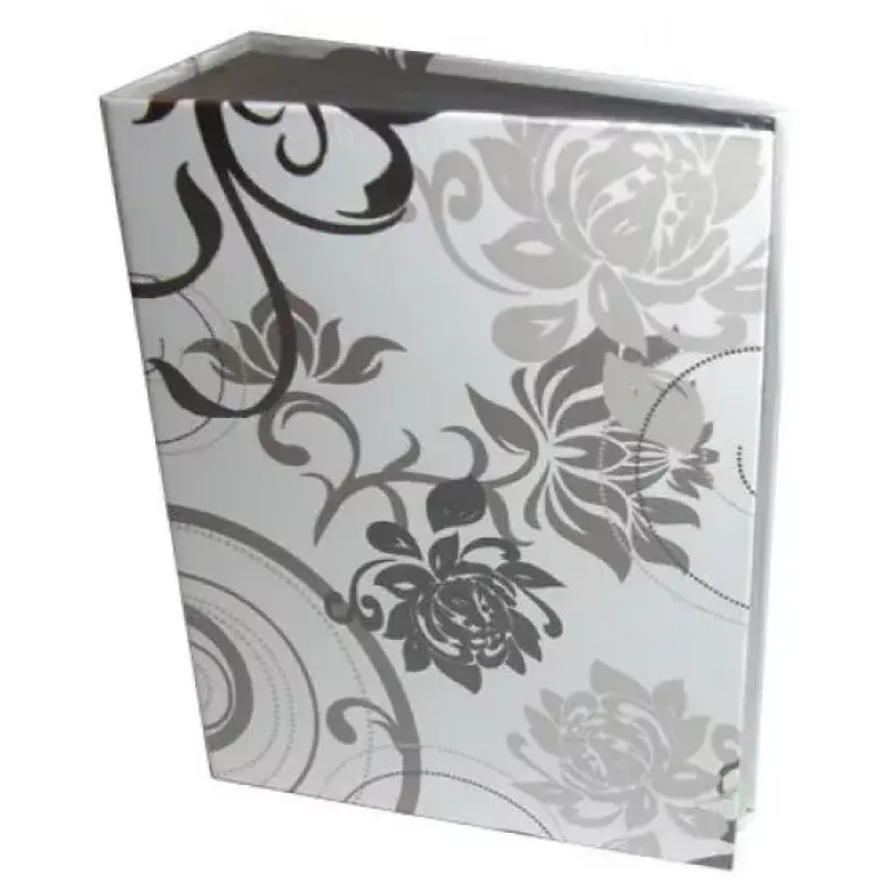 Álbum de fotos Walther Design Grindy negro gris 100 hojas 10 x 15