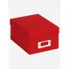 Caja de almacenamiento Walther FB-115-R rectangular papel rojo