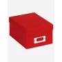 Caja de almacenamiento Walther FB-115-R rectangular papel rojo