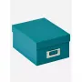 Caja de almacenamiento Walther FB-115-K rectangular papel verde petróleo