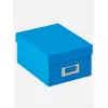 Caja de almacenamiento Walther FB-115-U rectangular papel azul