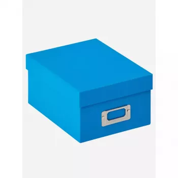 Caja de almacenamiento Walther FB-115-U rectangular papel azul