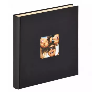 Álbum de fotos Walther Design Fun negro 50 hojas XL