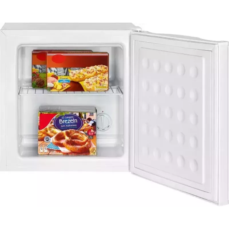 Arcón congelador Bomann GB 341 modelo vertical — 31 L, 4 estrellas, R600a, 39 dB, blanco