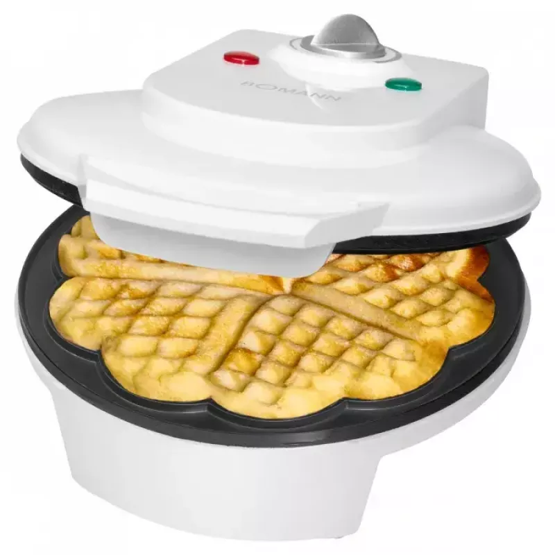Gofrera Bomann WA 5018 CB 1 gofre 1200 W blanca