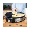 Crepera Cloer 6630 2 crepes negra acero inoxidable 30 cm