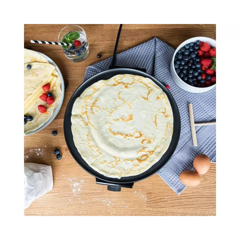 Crepera Cloer 6630 2 crepes negra acero inoxidable 30 cm