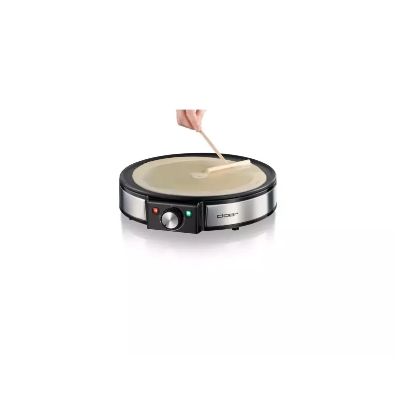 Crepera Cloer 6630 2 crepes negra acero inoxidable 30 cm