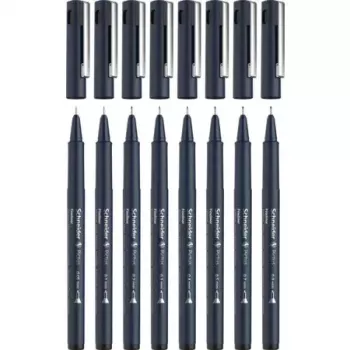 Rotulador fineliner Schneider Schreibgeräte Pictus negro 8 uds.