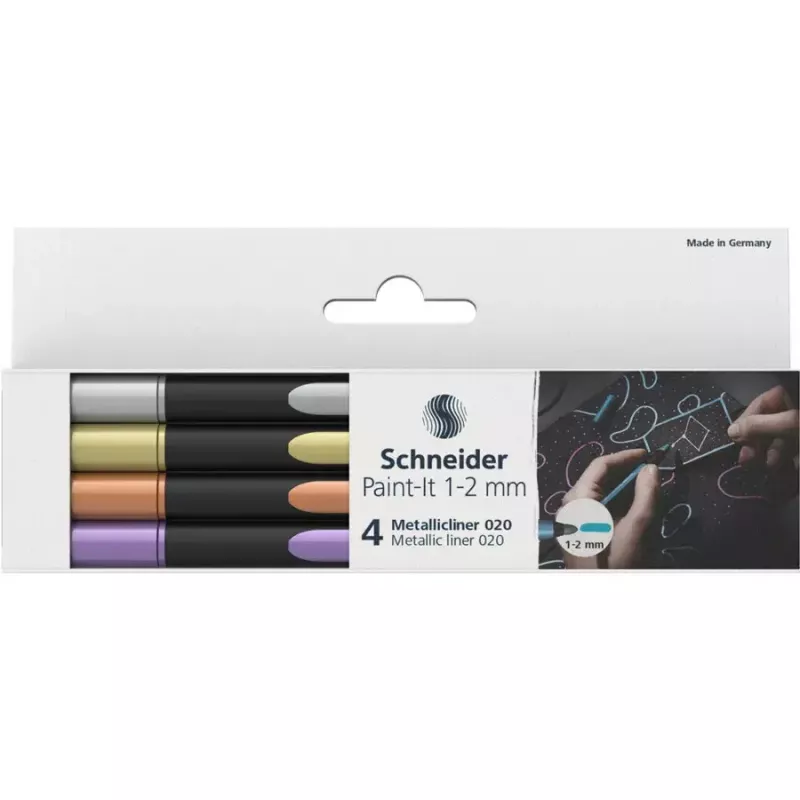 Rotulador paint marker Schneider Schreibgeräte ML02011501 Copper Gold Silver Violet