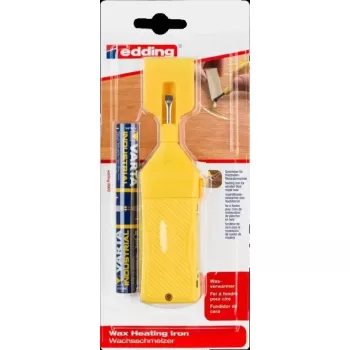 Fundidor de cera Edding 8903 para cera de suelos de madera, amarillo