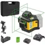 Nivel láser multilínea STABILA LAX 600 G sistema de 12 V, autonivelante, set de 7 piezas, alcance máx. 40 m