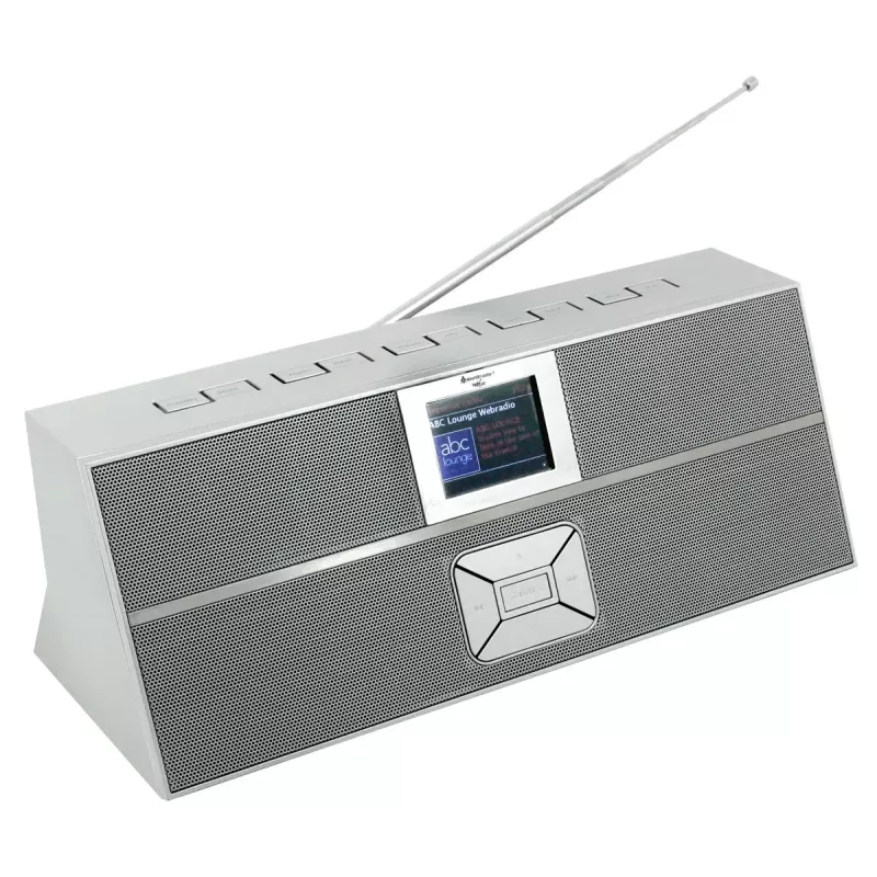 Radio por internet Soundmaster IR3300SI — sintonizador digital, DAB+ y FM, 20 W RMS, pantalla TFT multicolor, USB-A, gris