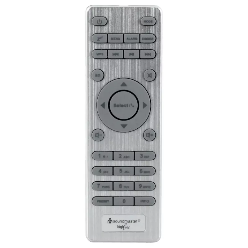 Radio por internet Soundmaster IR3300SI — sintonizador digital, DAB+ y FM, 20 W RMS, pantalla TFT multicolor, USB-A, gris