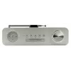 Radio personal Soundmaster DAB700WE – analógica y digital (DAB+, FM), 12 W RMS, LCD 2,9 pulgadas, MicroSD, plata/blanco