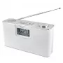 Radio personal Soundmaster DAB700WE – analógica y digital (DAB+, FM), 12 W RMS, LCD 2,9 pulgadas, MicroSD, plata/blanco