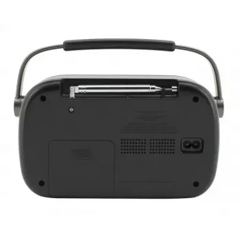 Radio portátil Soundmaster DAB280 — DAB+, FM, analógica y digital, 1,2 W, negra, alimentación por red/pilas