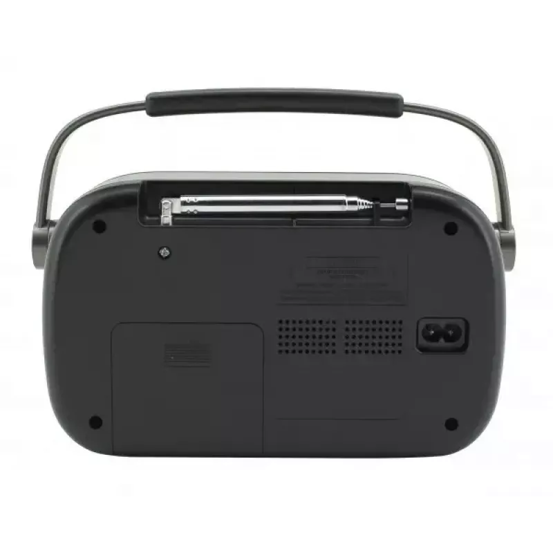 Radio portátil Soundmaster DAB280 — DAB+, FM, analógica y digital, 1,2 W, negra, alimentación por red/pilas