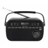 Radio portátil Soundmaster DAB280 — DAB+, FM, analógica y digital, 1,2 W, negra, alimentación por red/pilas