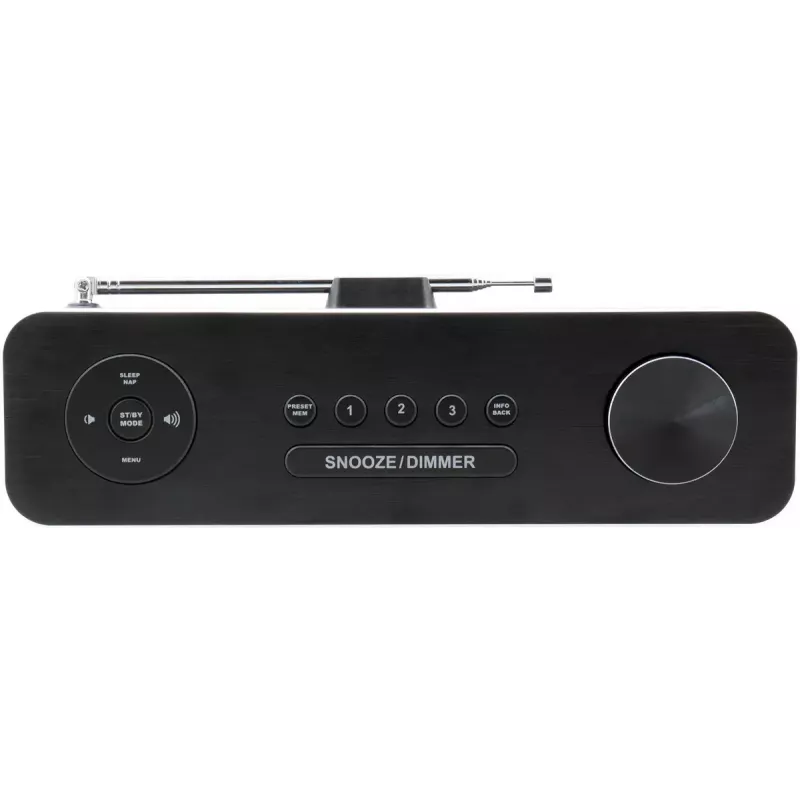 Radio personal Soundmaster DAB700SW — sintonizador analógico y digital, DAB+ / FM, 12 W, LCD 2,9 pulgadas, MicroSD, negro