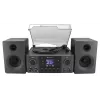 Sistema de audio para el hogar Soundmaster MCD1950SW — 20 W RMS, DAB+/FM, reproducción CD/MP3, AUX de 3,5 mm, alimentación por red (negro)