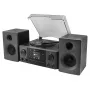 Sistema de audio para el hogar Soundmaster MCD1950SW — 20 W RMS, DAB+/FM, reproducción CD/MP3, AUX de 3,5 mm, alimentación por red (negro)