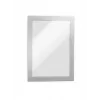 Portadocumentos autoadhesivo Durable DURAFRAME A5, plateado, pack de 2